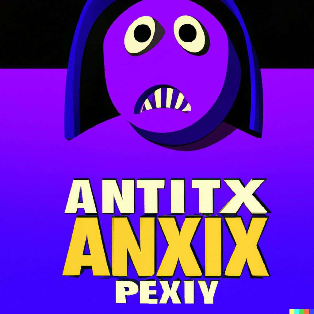 a representation of anxiety at a music concert